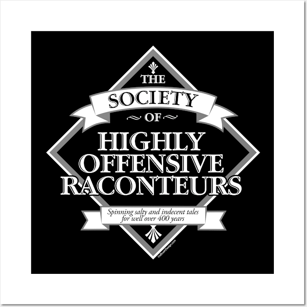 Society of Highly Offensive Raconteurs Wall Art by eBrushDesign